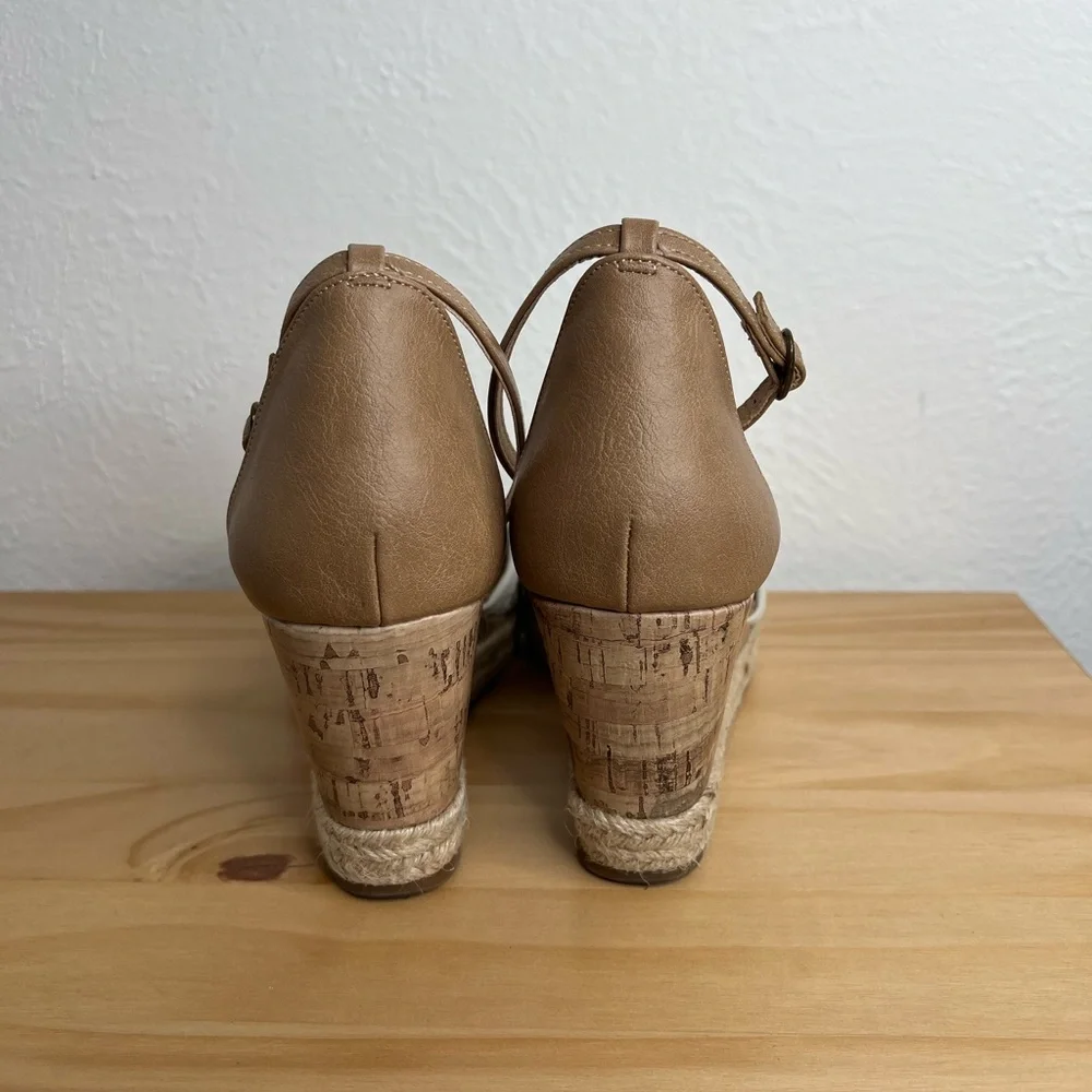 NEW Maurice’s Faith Ivory Espadrille Wedge size 9.5 - Picture 8 of 9